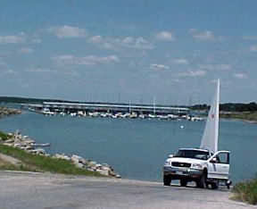 Boat launch on Canyon Lake